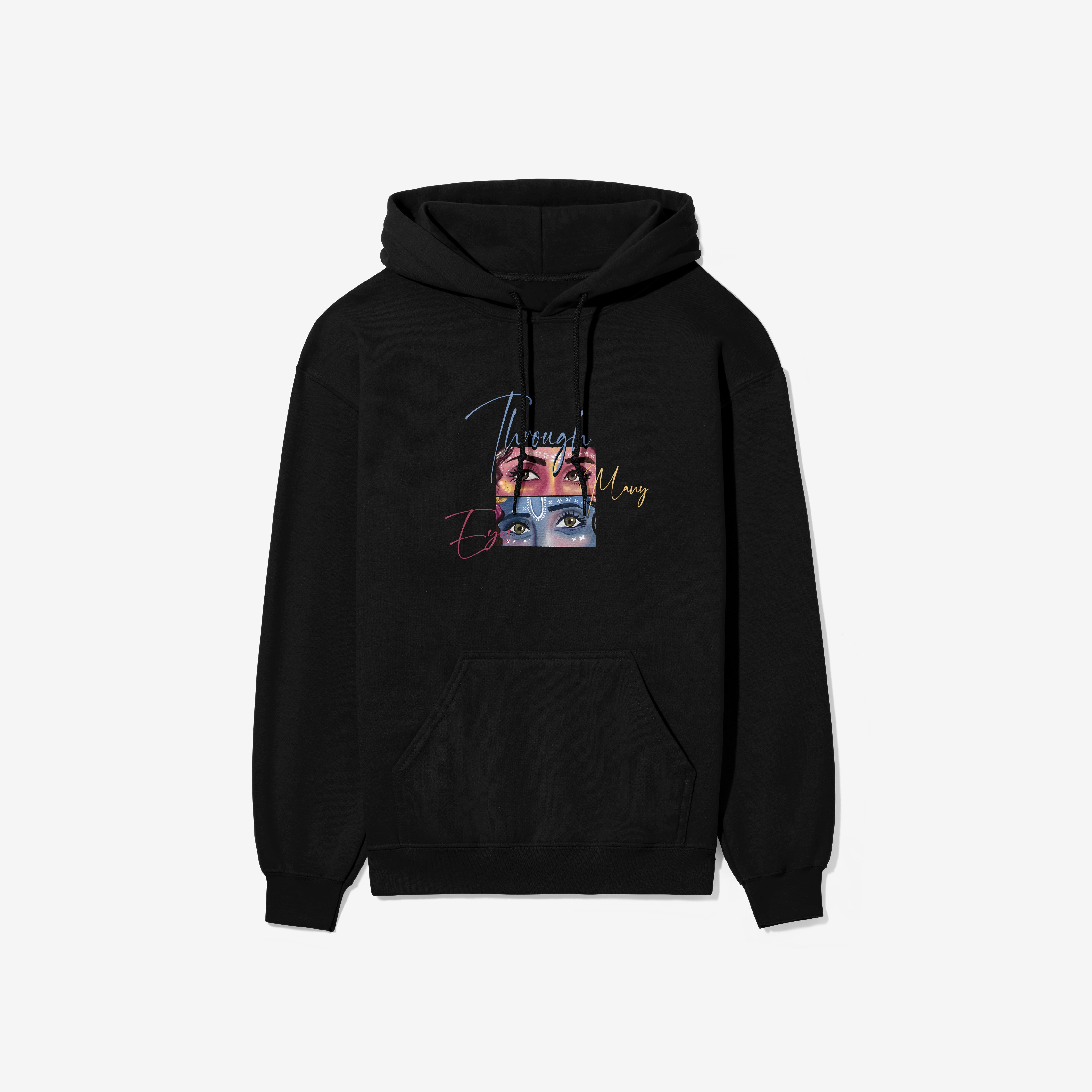 The eyes of Kanha and Radha