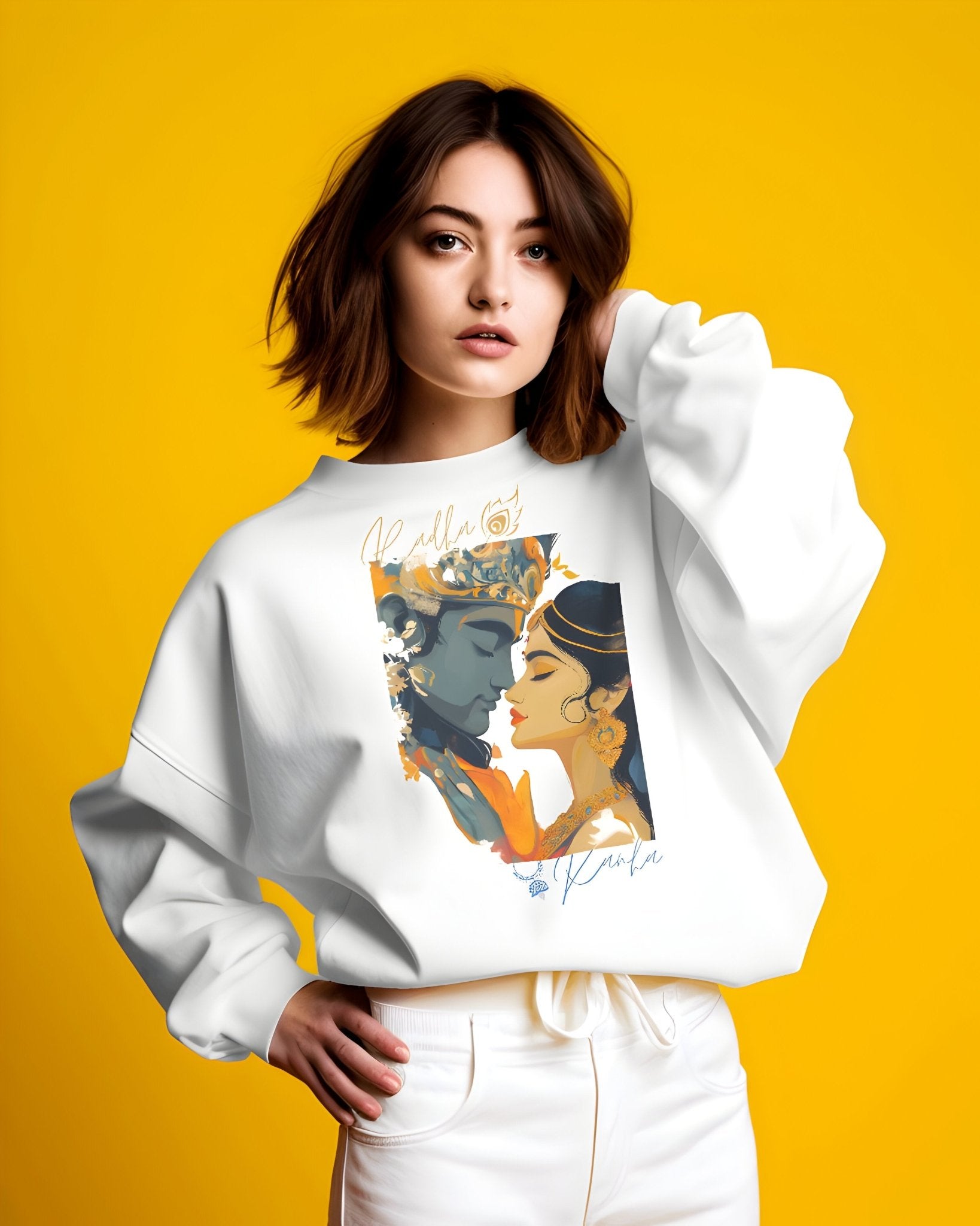 Kanha and Radha Sweatshirt - Astr